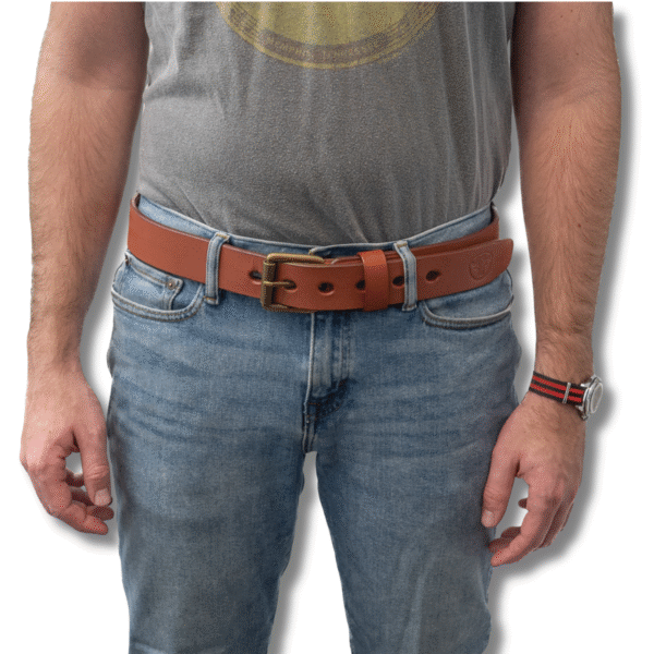 Cardini Buffalo Leather Belt - Image 11