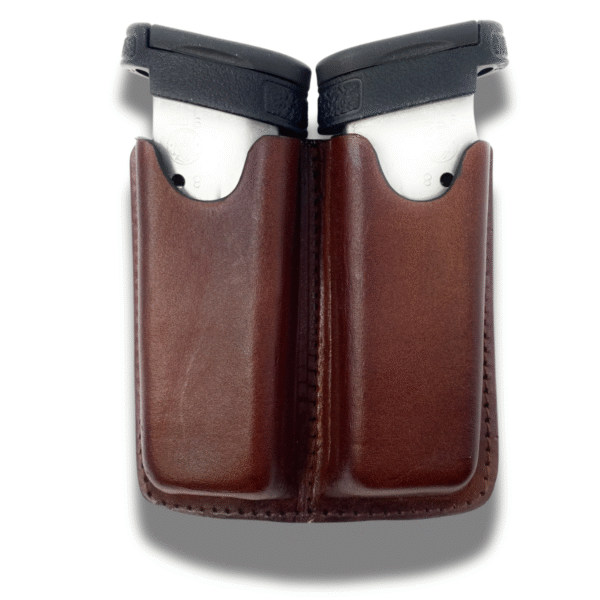 IWB/OWB Mags Trueno Leather Double
